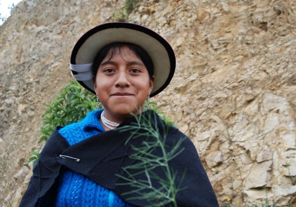 Femme indigène quechua - Voyage solidaire Équateur